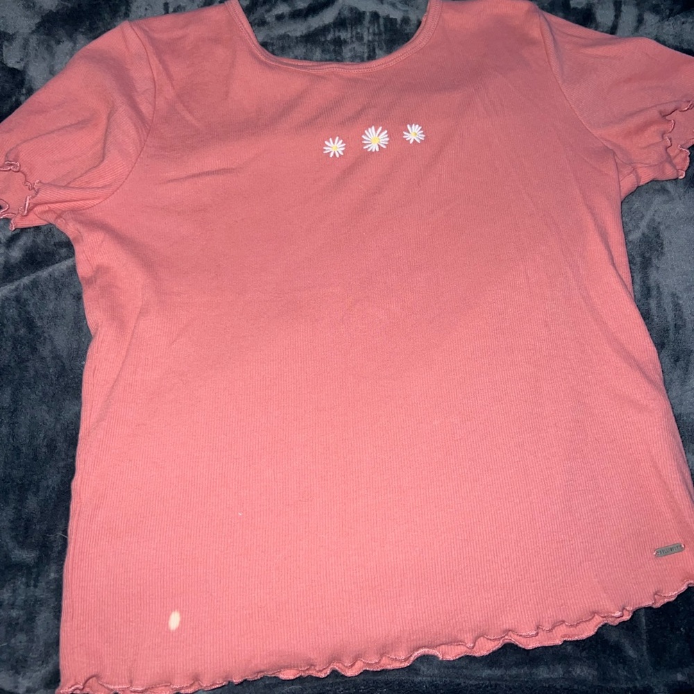 pink medium shirt from hollister